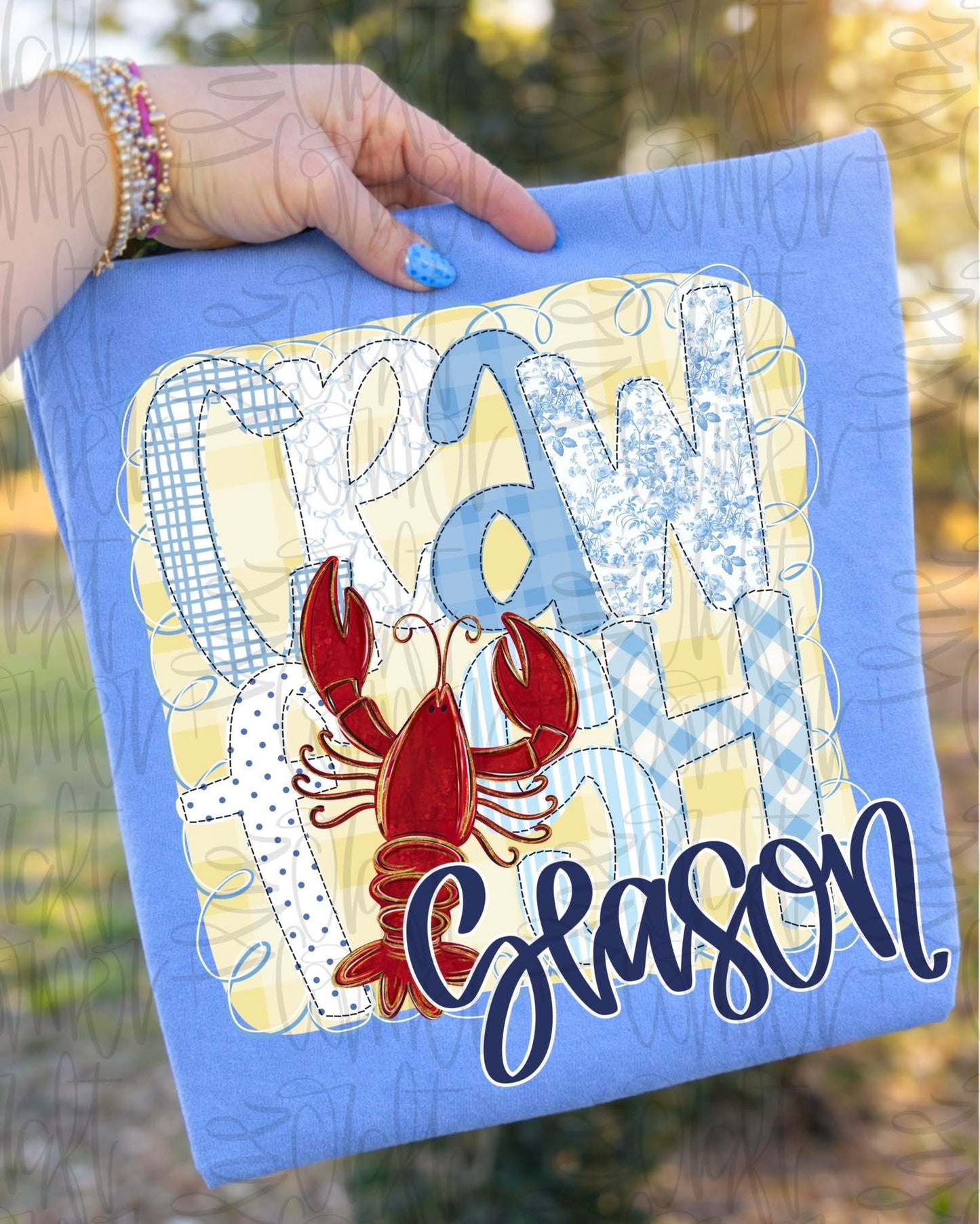 CRAWFISH SEASON INDIVIDUAL PRINT
