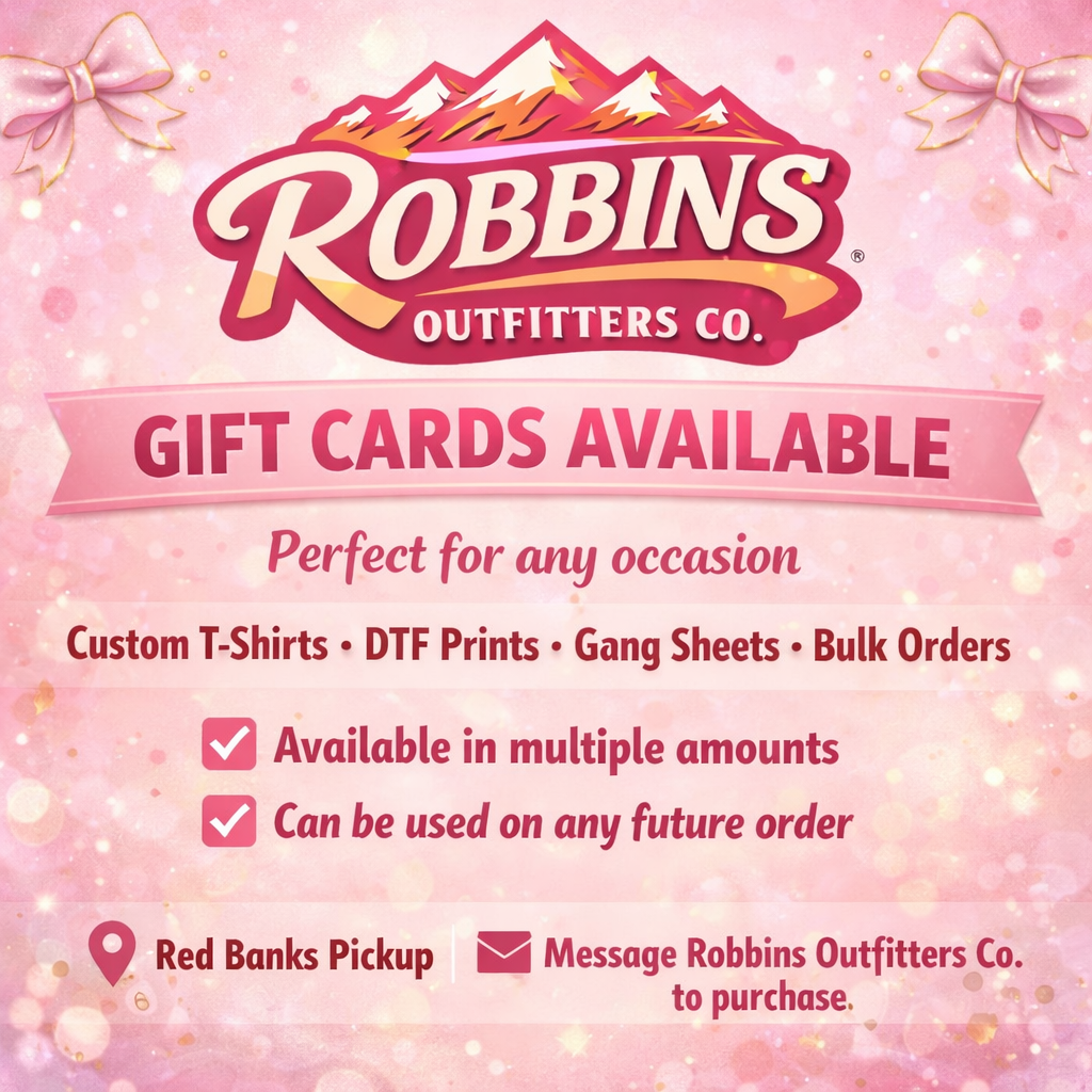 Robbins outfitters gift cards!
