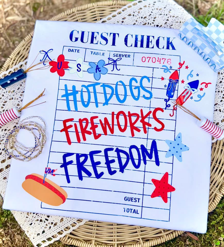 Hotdogs fireworks and freedom