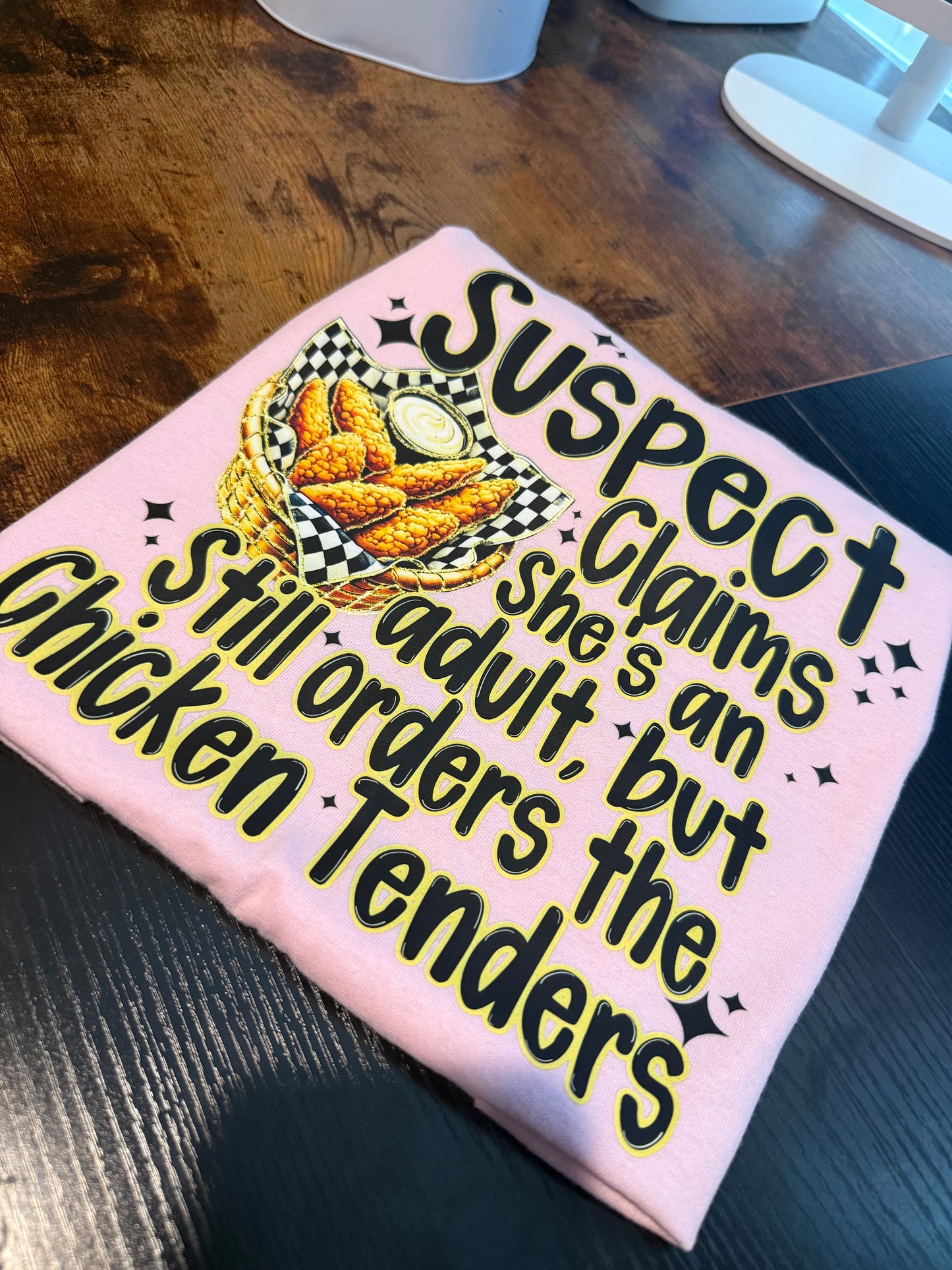 Suspect chicken tenders