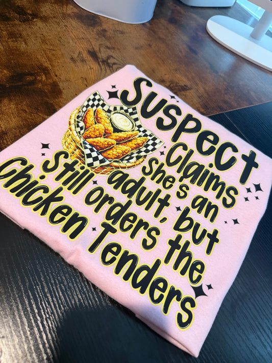Suspect chicken tenders