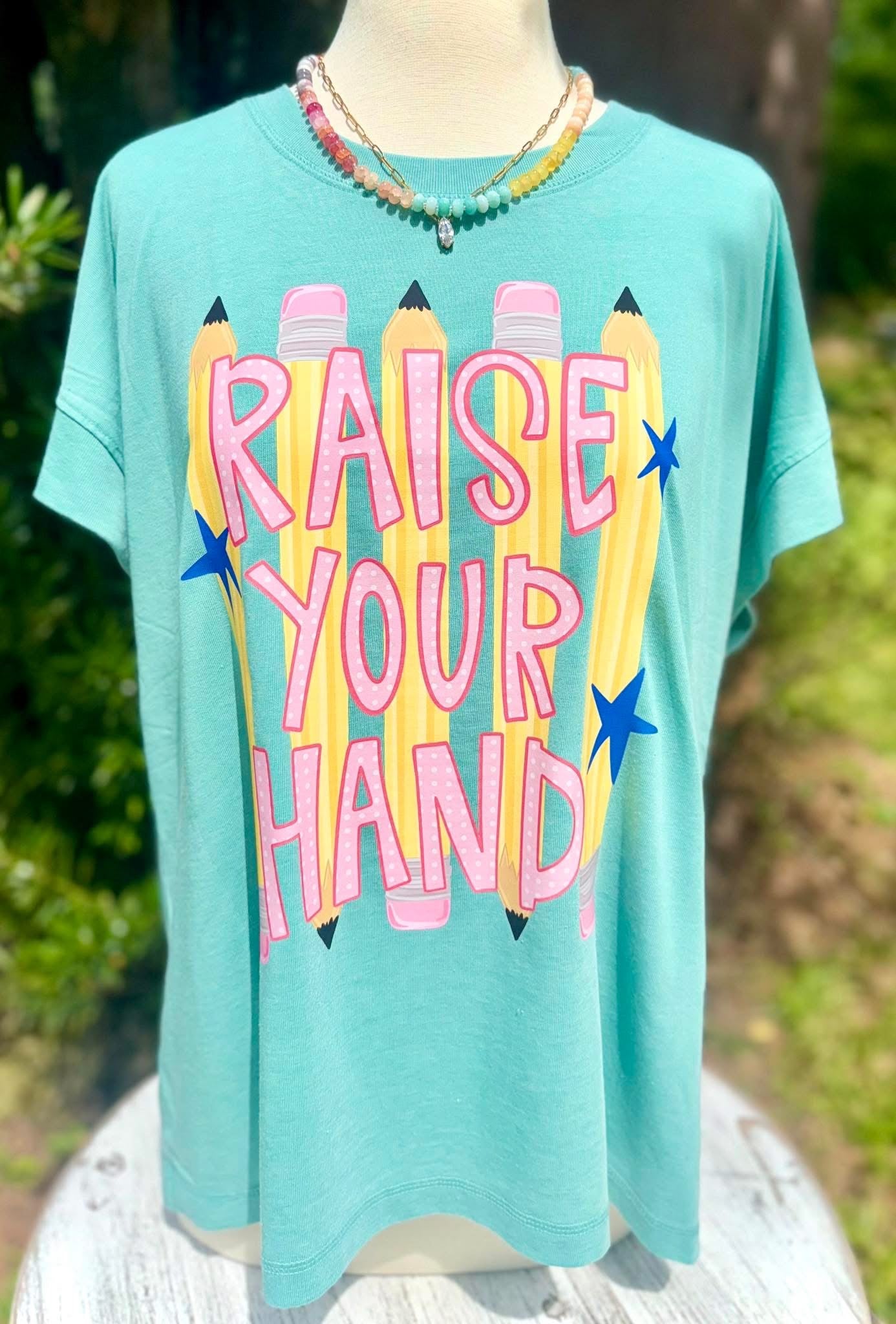 RAISE YOUR HAND PRINT