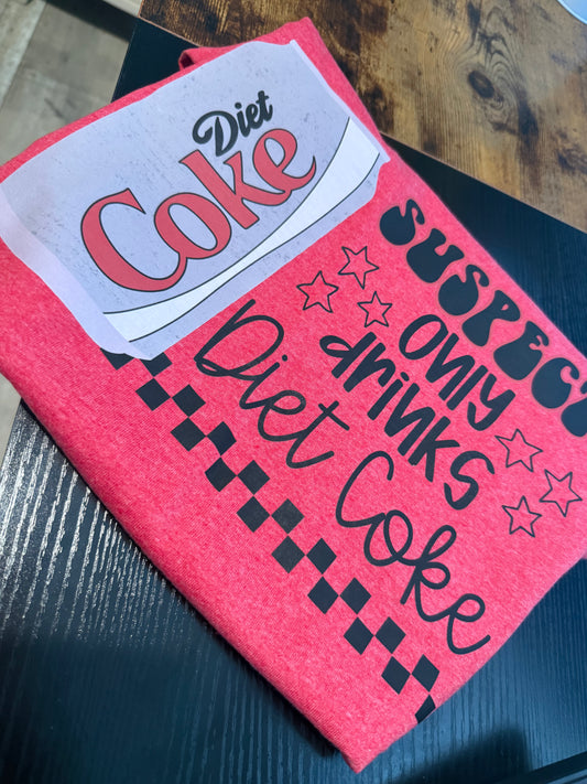 Suspect only drinks Diet Coke