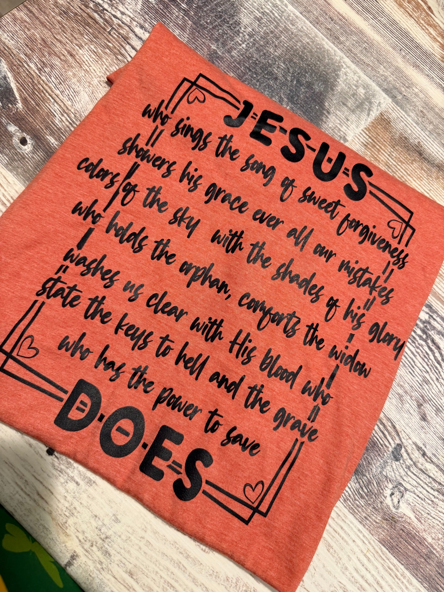 Jesus does