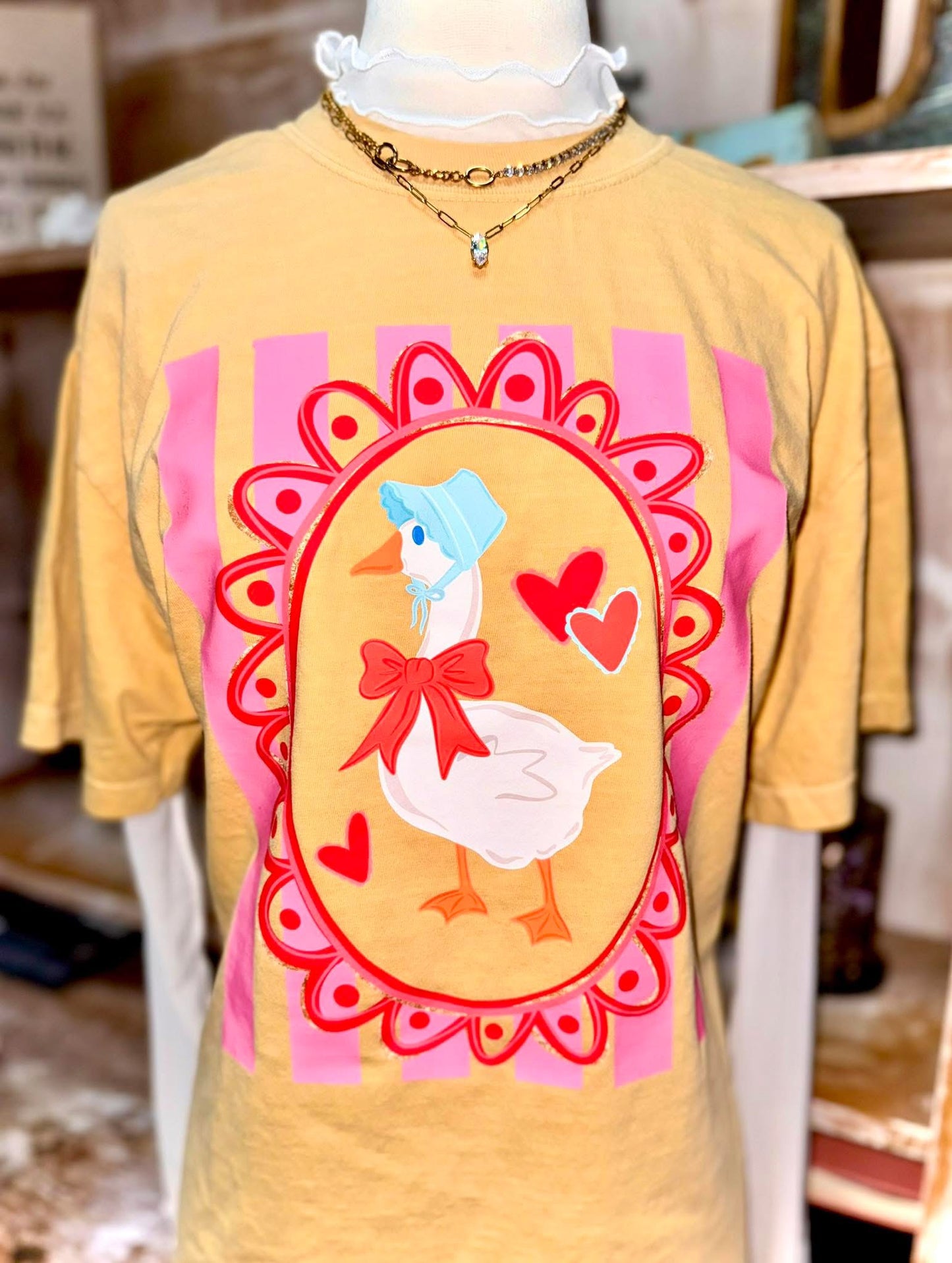 VALENTINES GOOSE INDIVIDUAL PRINT